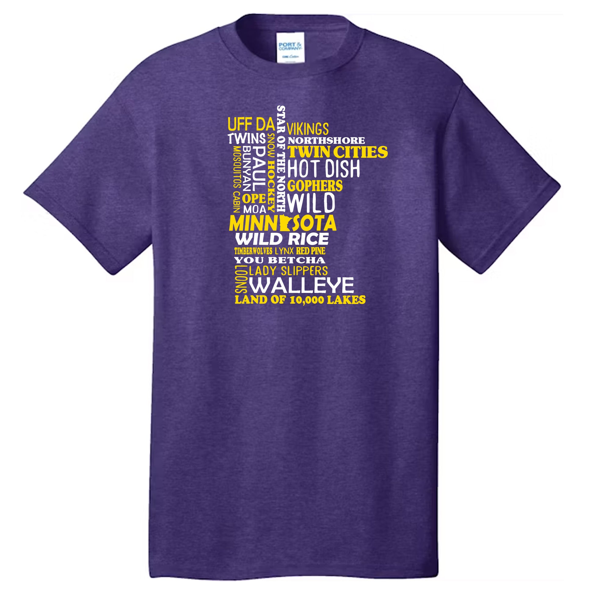 True North Minnesota 10,000 Lakes Cabin T-Shirt True North Minnesota 10,000 Lakes Cabin T-Shirt