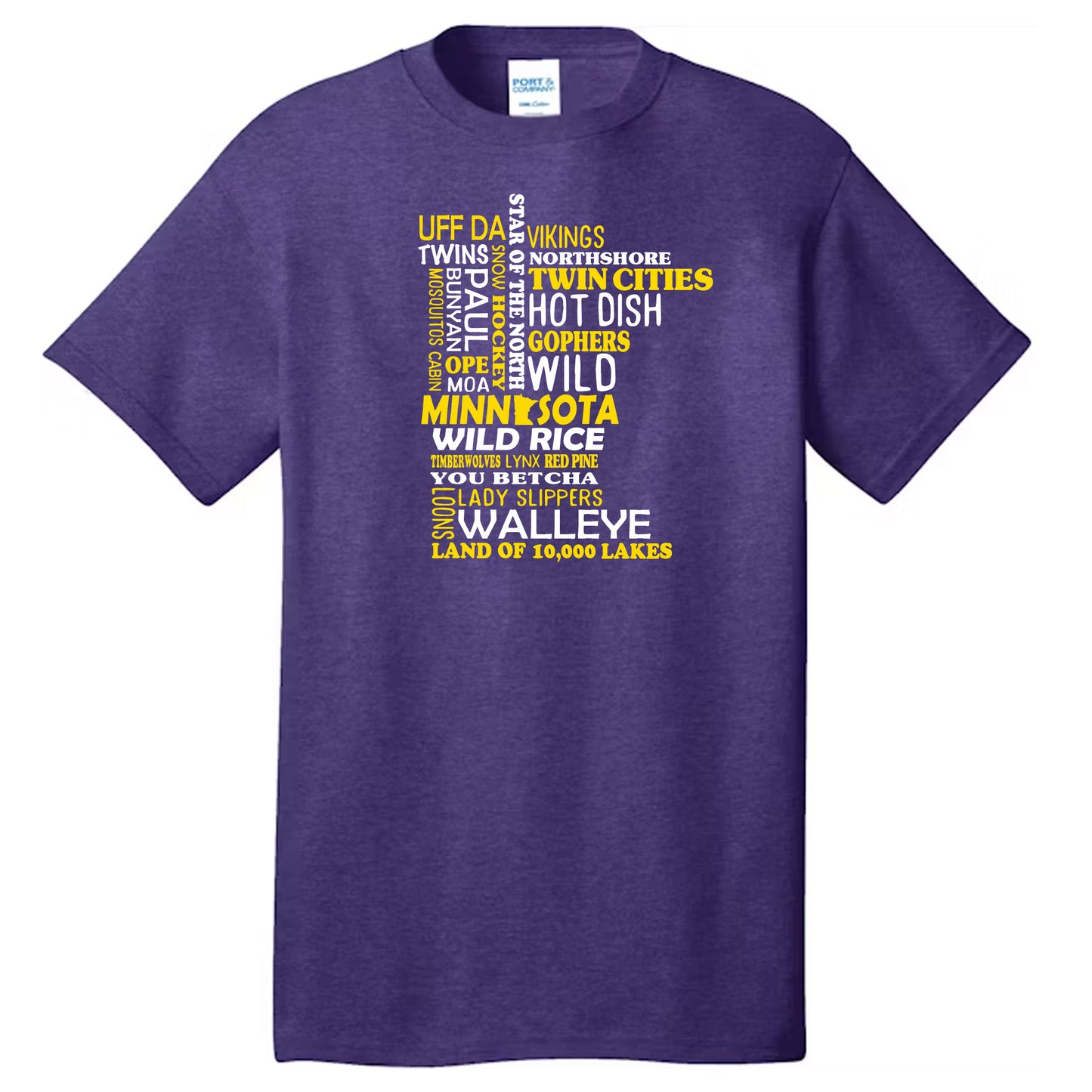 Minnesota T-shirt: Purple